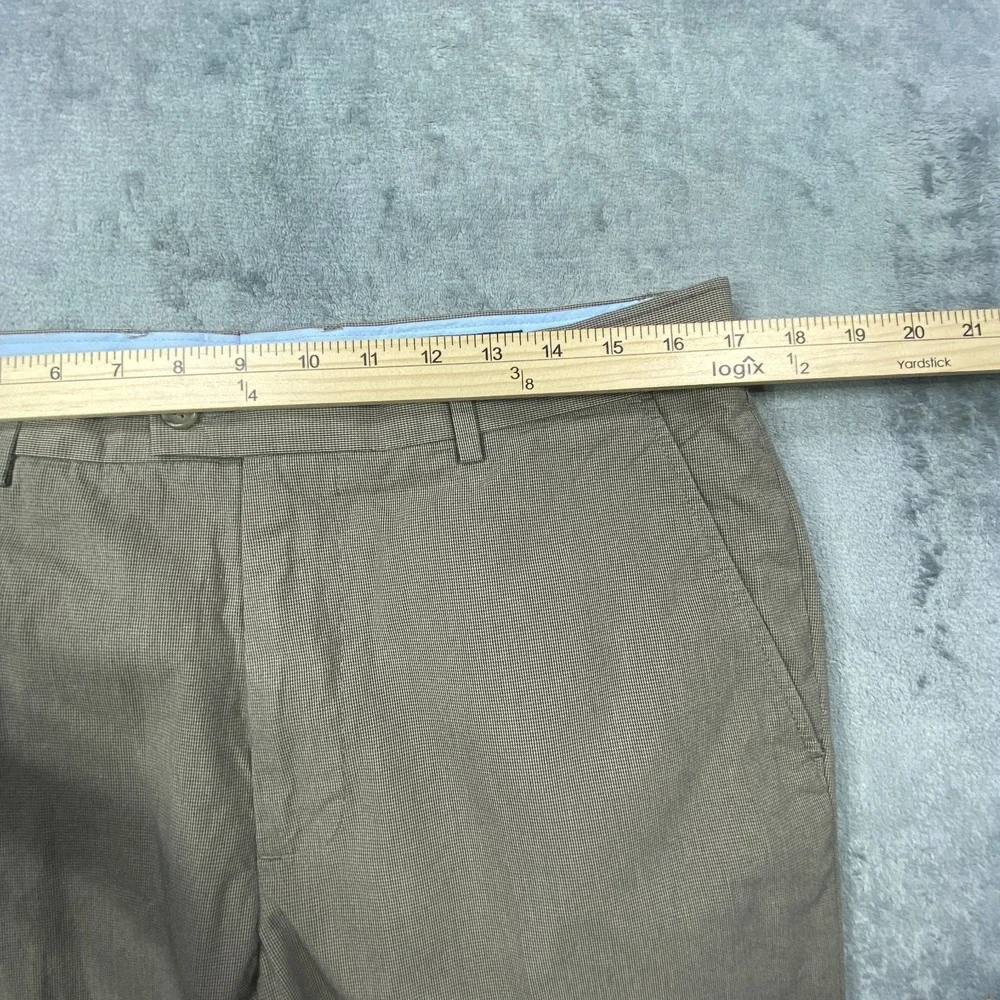 Banana Republic Pants Men 34x32 Houndstooth Classic Fit‎ 100% Cotton Chino Dress